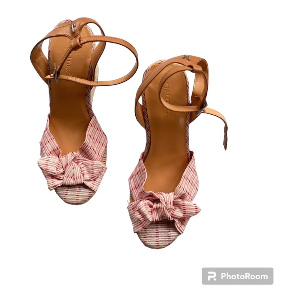 Nautica wedge heels size 9.5